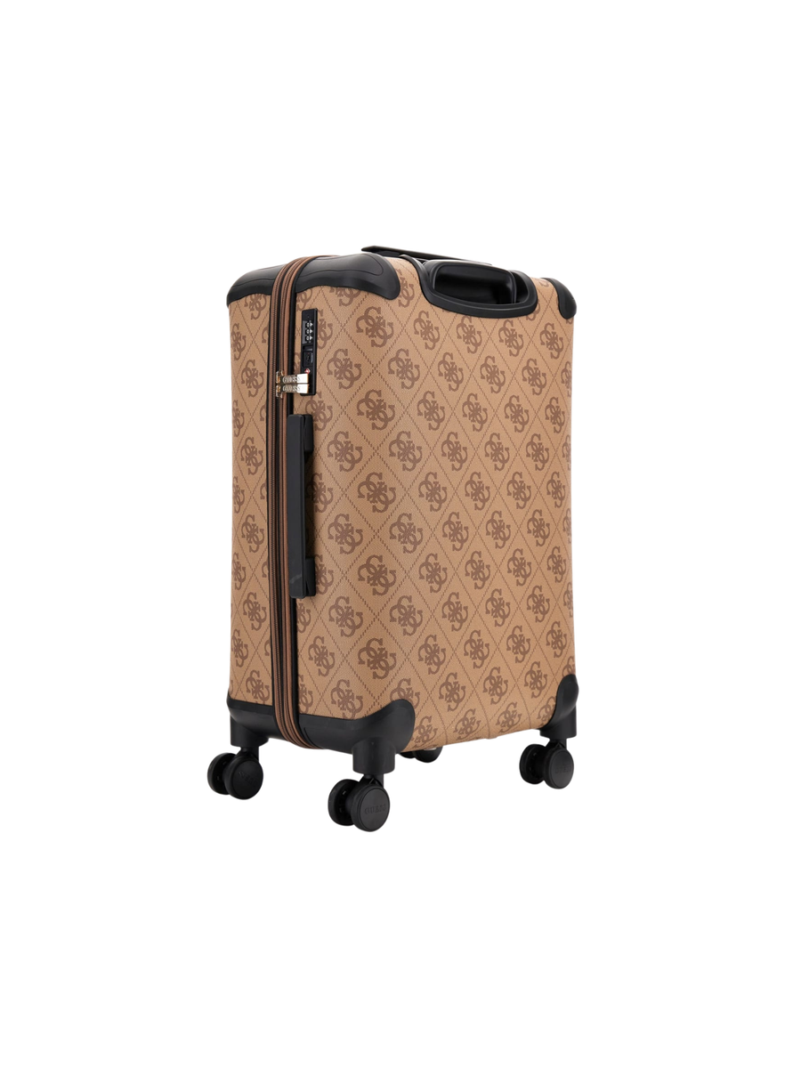 Trolley Guess marrone con logo 4G all over TWOB8688982 LGW Guess 