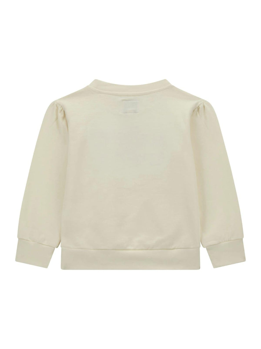 Felpa panna con scritta Guess Cute ricamata frontale K4BQ03KAX73 G012 Guess 