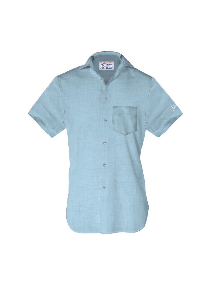 Camcia Saint Barth azzurra SIF0002 00318H MC2 SAINT BARTH 