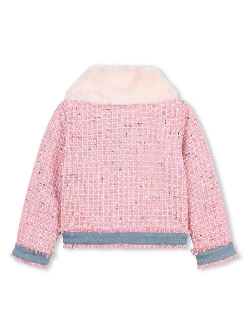 Giacca tessuto misto con colletto removibile U20555 437 Billie Blush 