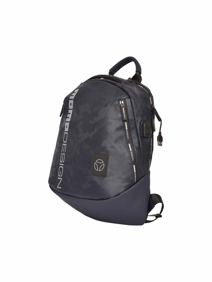 Zaino blu camouflage MO-01SP BLU FLUO Momo Design 