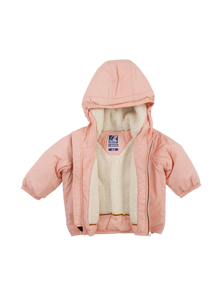 Giubbino Le Vrai 3.0 Claudine orsetto rosa K61157W C05 K-WAY 