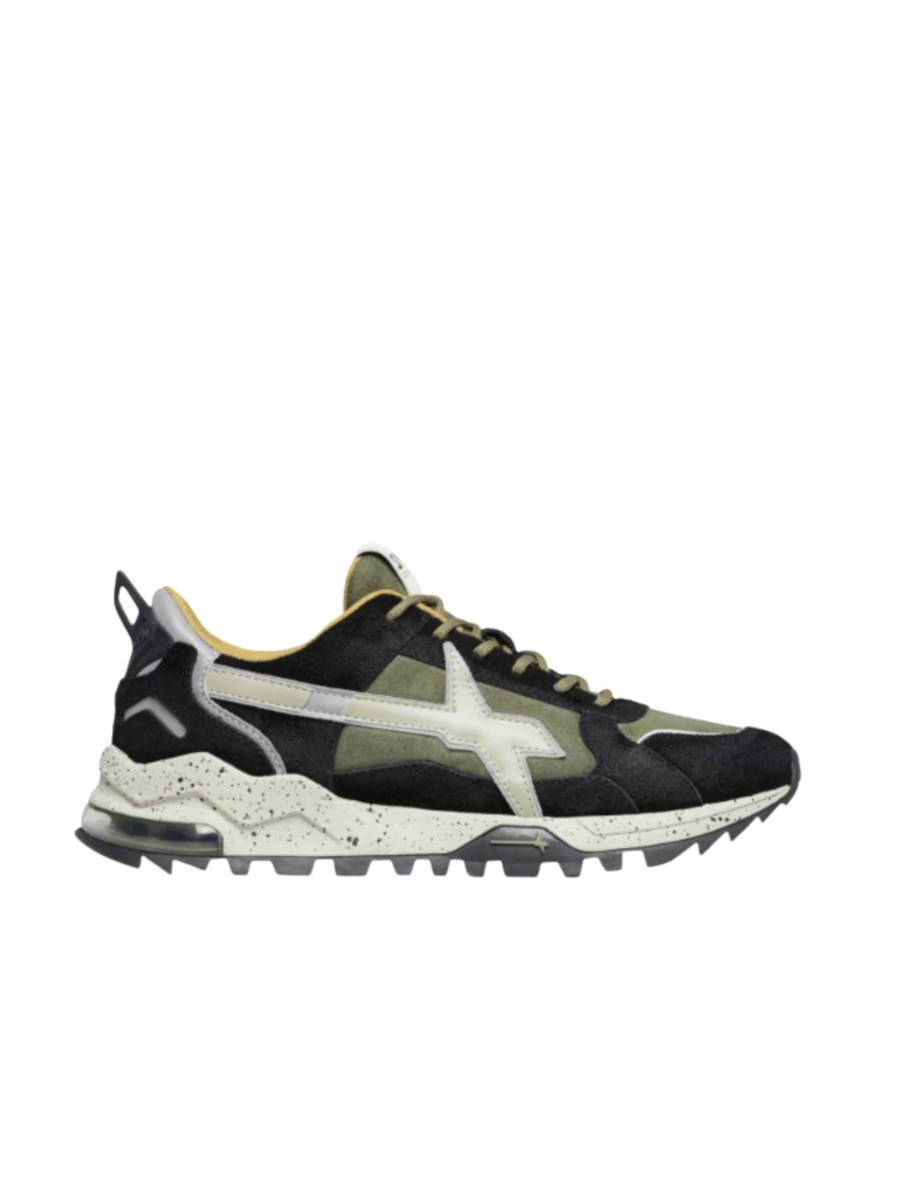 Sneakers "breeze 3-m" W6YZ nere e verde militare 1A18 BLK/MIL W6YZ 