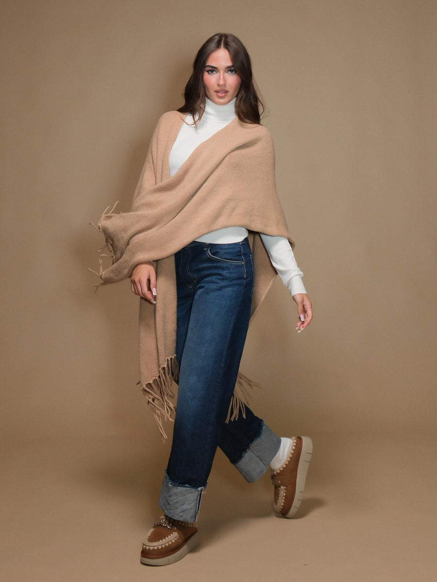 Cardigan Armoire con frange mandorla 5R261 MANDORLA Armoire 