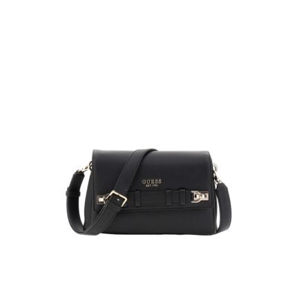Borsa a tracolla Guess nera con fibbia decorativa HWBG8546200 BLA Guess 