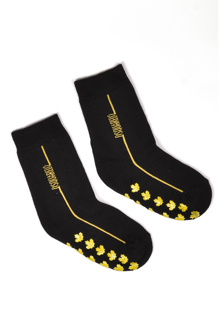 Calzino antiscivolo nero e giallo DQ0661D00WI DQ900 Dsquared 