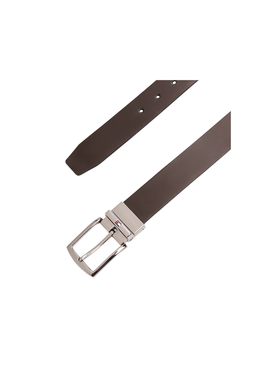 Cintura reversibile Denton Tommy Hilfiger nero in pelle AM0AM13012 0HD Tommy Hilfiger 