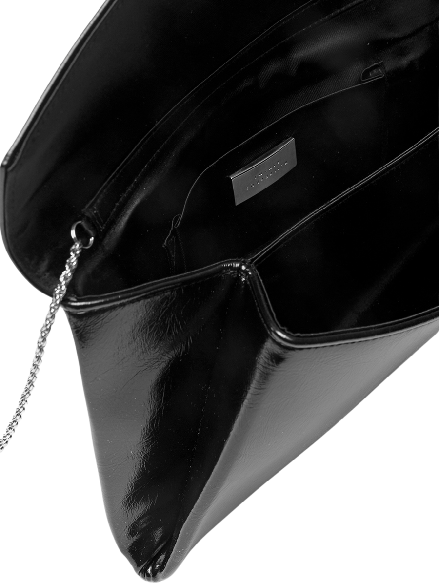 Pochette "Yonca" nera in vernice YONCA NERO TwentyFourhaitch 