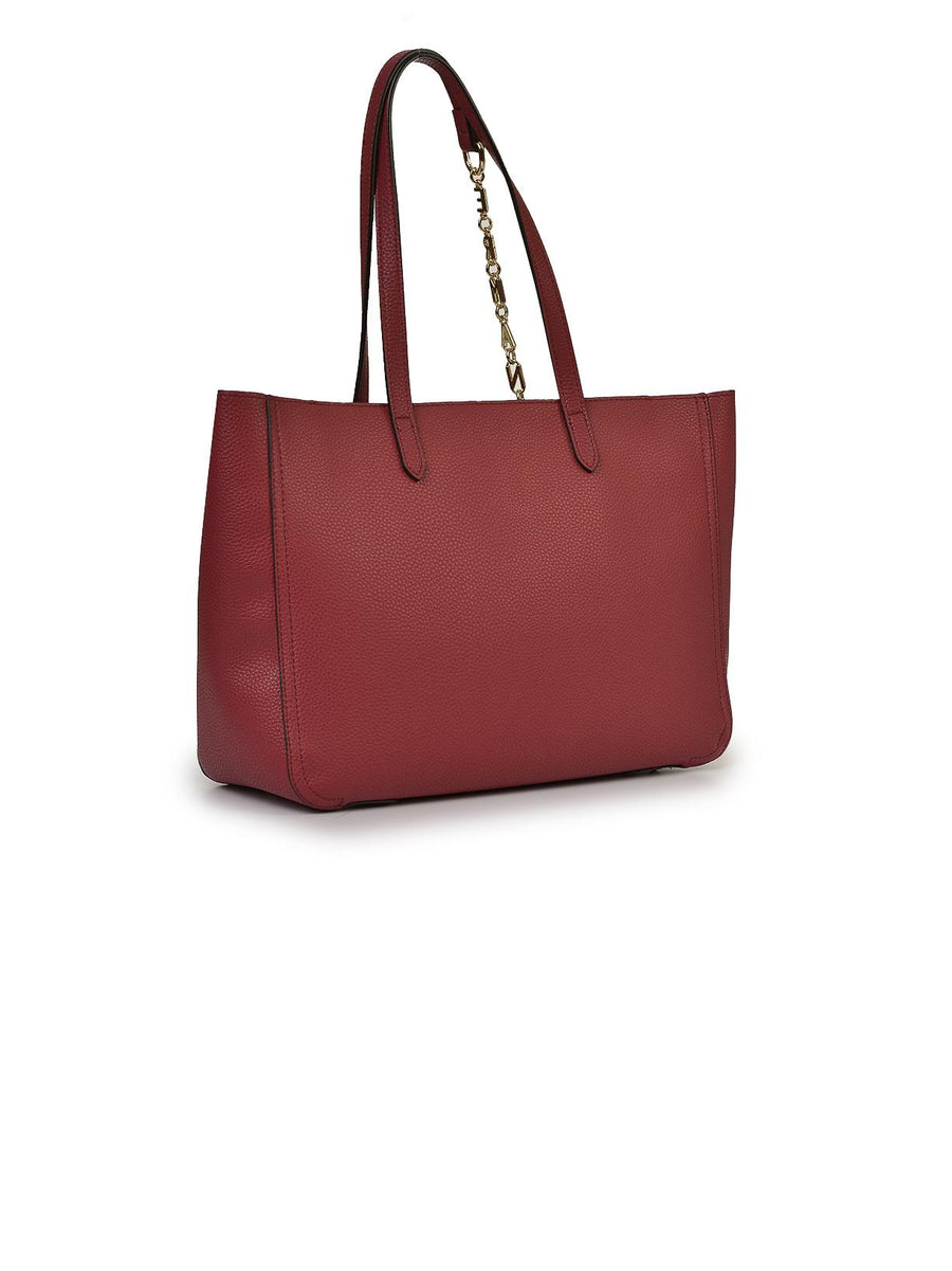 Shopper rossa in ecopelle 12401236 333 Ermanno Scervino 