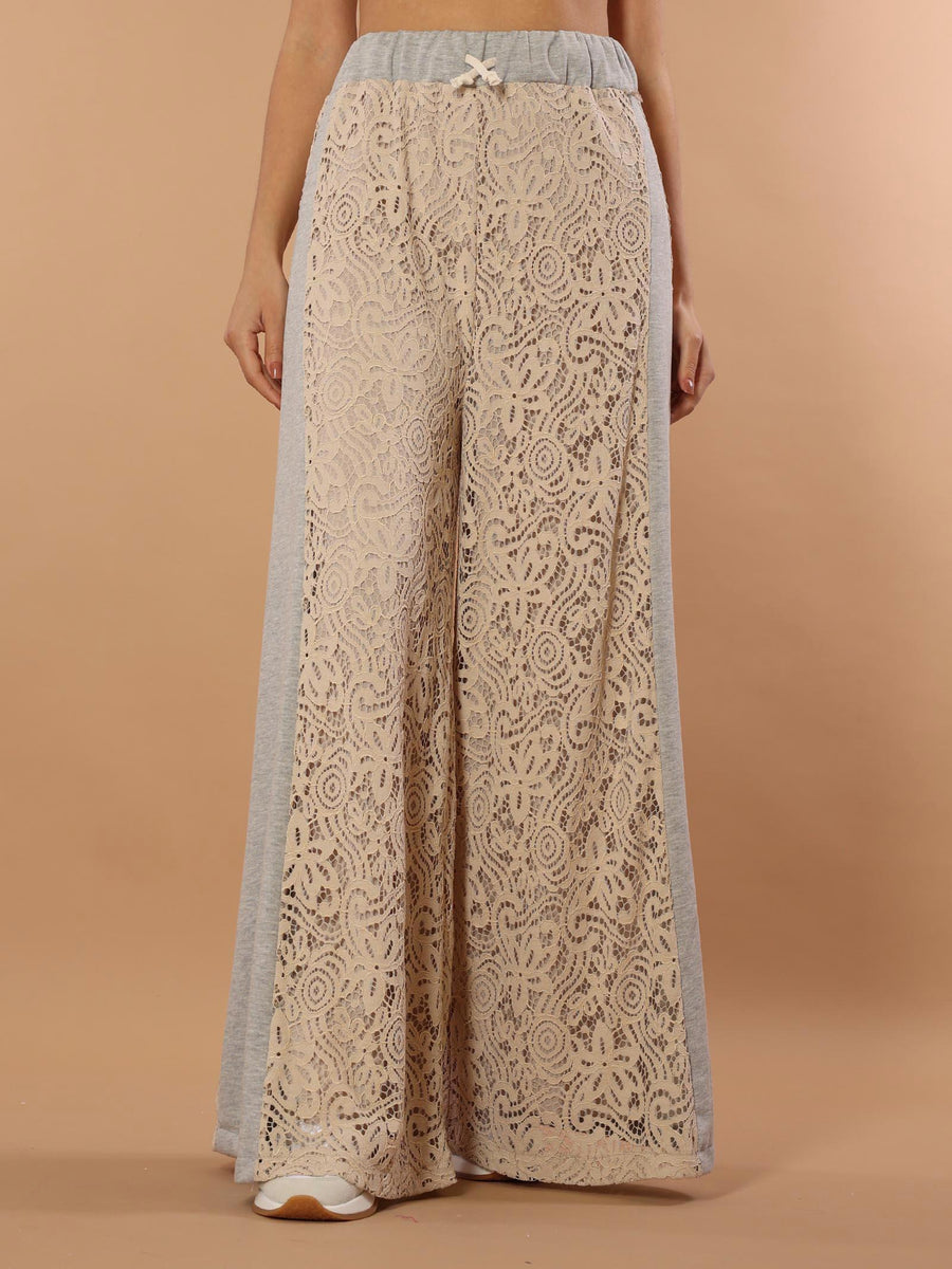 Pantalone grigio con pizzo TI1808 GRI Tensione in 