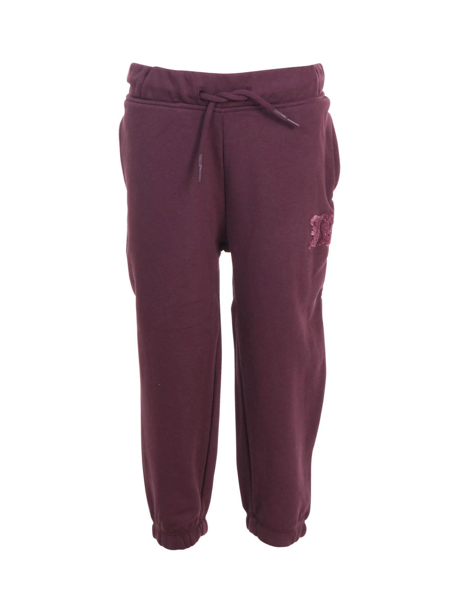 Completo John Richmond prugna con logo "JR" in velluto RBA25002CF EGGPLANT John Richmond 