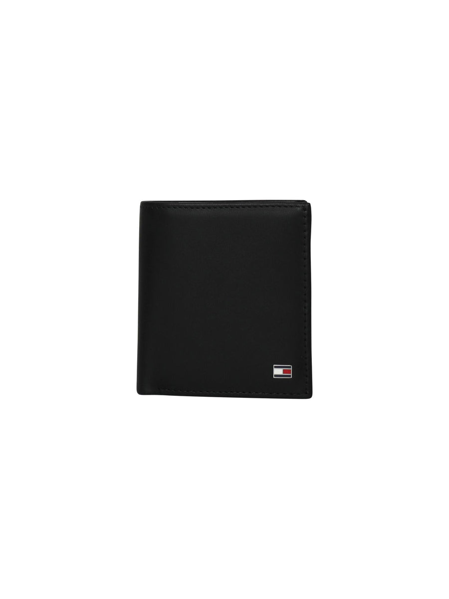 Portafoglio nero Horizon trifold AM0AM10471 BDS Tommy Hilfiger 