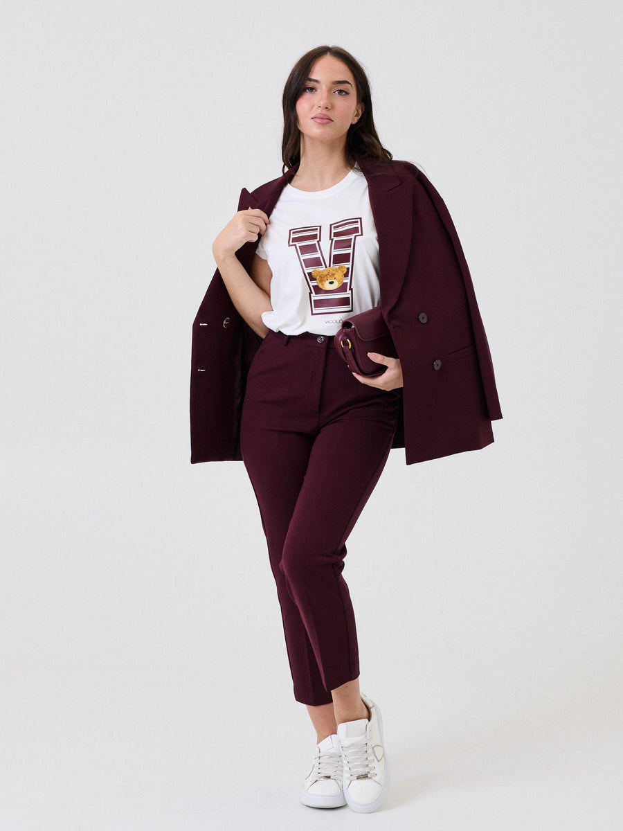 Pantalone Vicolo bordeaux TF0229 BORDEAUX Vicolo 