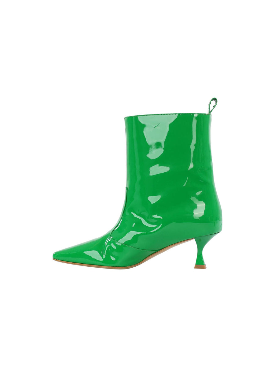 Stivali in vernice verde W814 VER WO Milano 