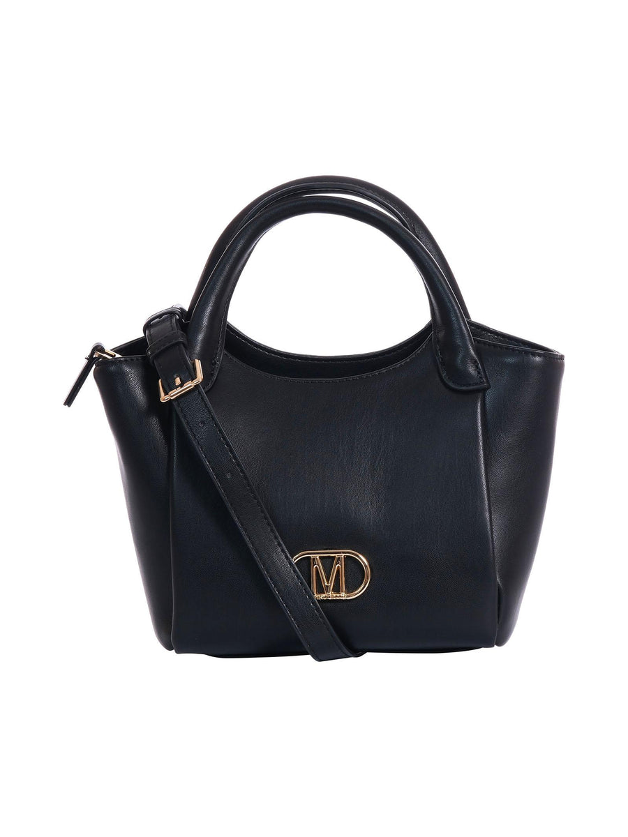 Borsa " samba s" Marc Ellis nera con dettagli dorati SAMBA S BLK/GOLD Marc Ellis 