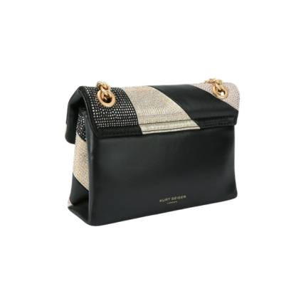 Borsa "Mini Kensington" Kurt Geiger nero e bianco 365 UNI Kurt Geiger 