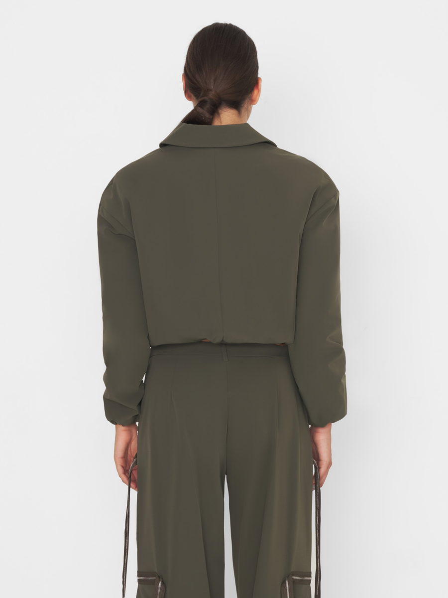 Bomber "Pocket" Silence Limited verde militare SD5072 MILITARY Silence Limited 