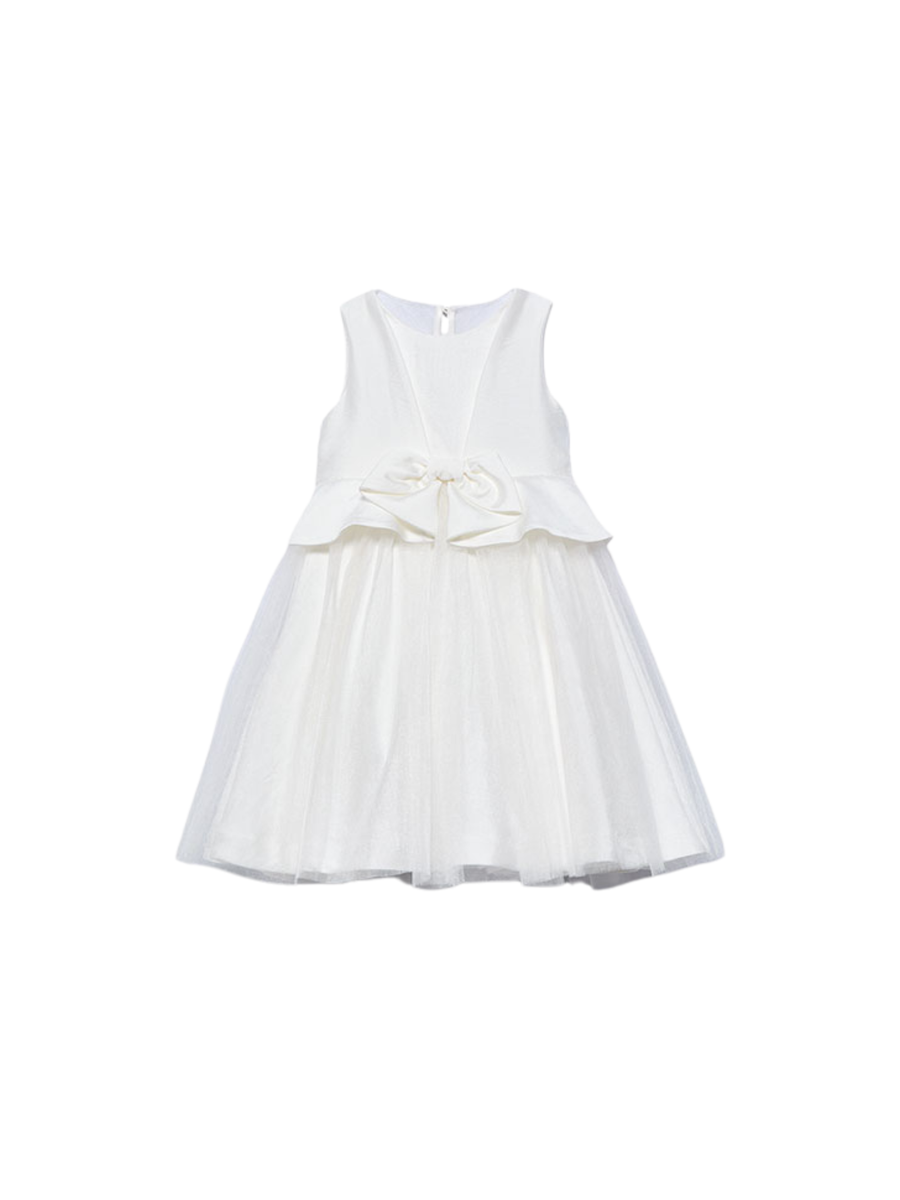 Abito Abel & Lula bianco con corpetto strutturato e gonna in tulle 5034 PAN Abel & Lula 