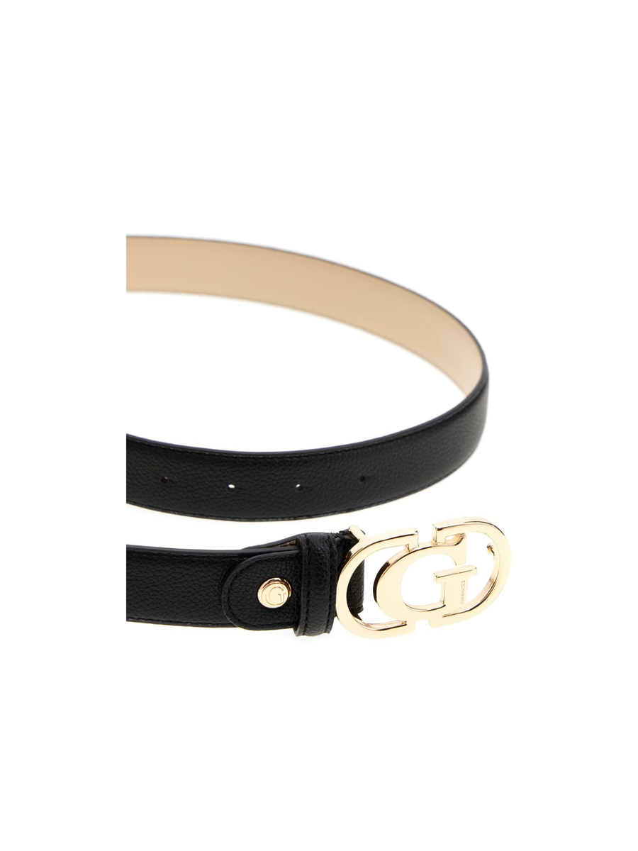 Cintura Guess nera con fibbia doppia G dorata BW9269P5330 BLA Guess 