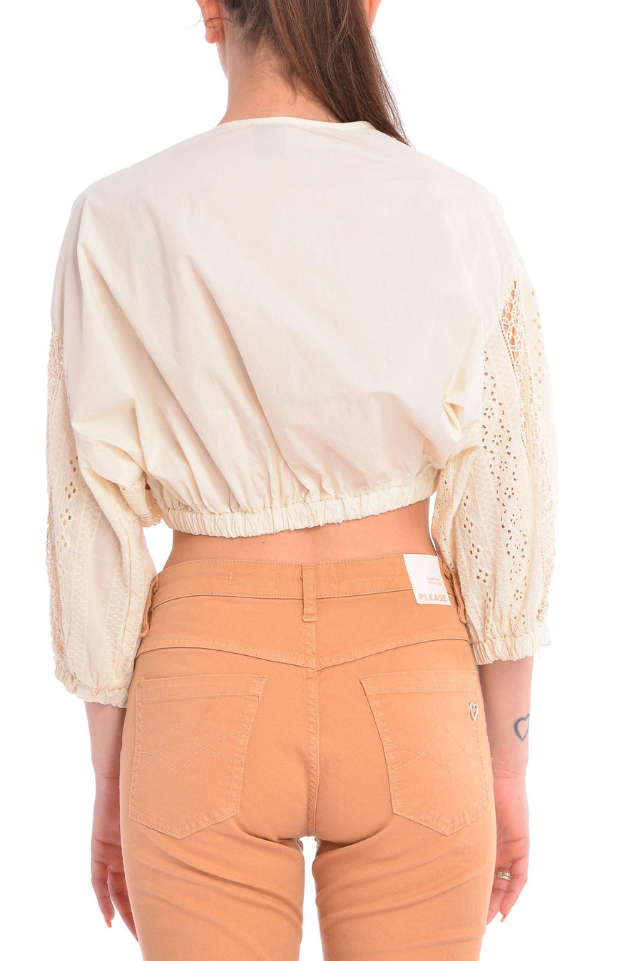 Camicia Meme Road in macramè M5092C BUR Meme road 