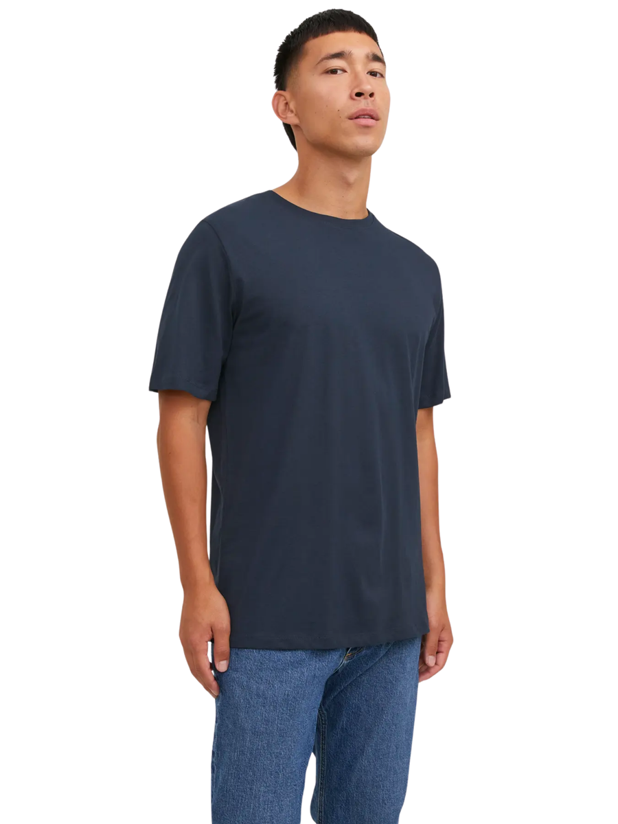 T-Shirt a mezze maniche Jack & Jones blu navy 12156101 Navy Blazer SLIM Jack & Jones 