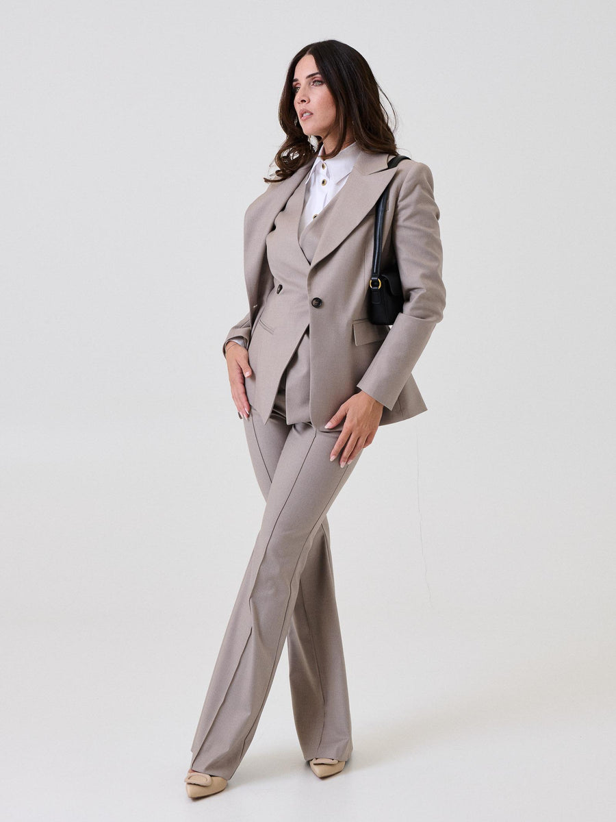 Pantalone "Vivi Wolf" Bohemian Vì  taupe SDBO2015 TAUPE Bohemian V 