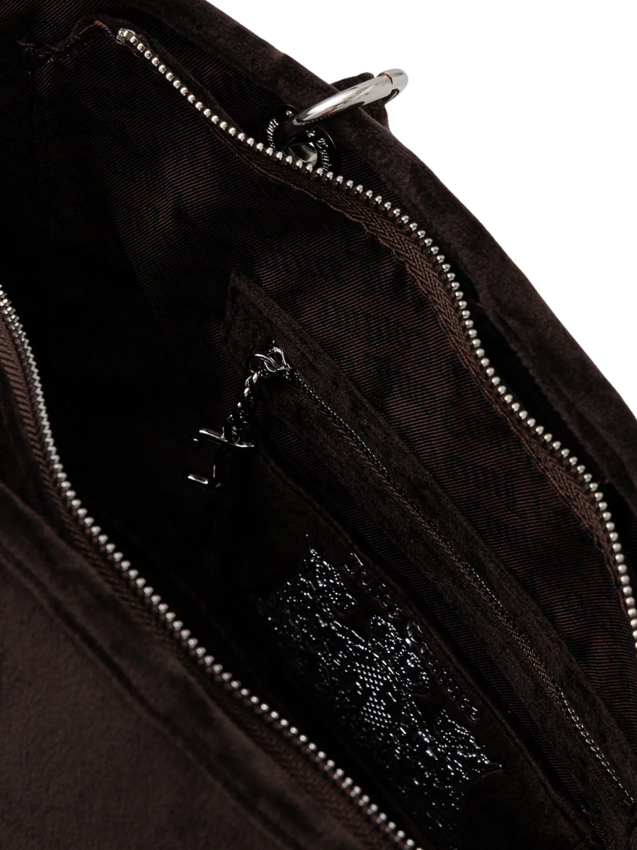 Borsa shopper "Kimberly" Juicy Couture moro in velluto BEJQL8761WPO JB7 Juicy Couture 