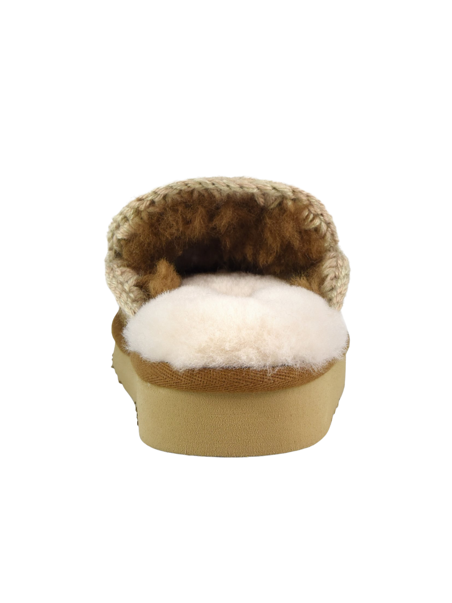 Mou " Eskimo Slipper Suede" cognac MU.FW101125A COG Mou 