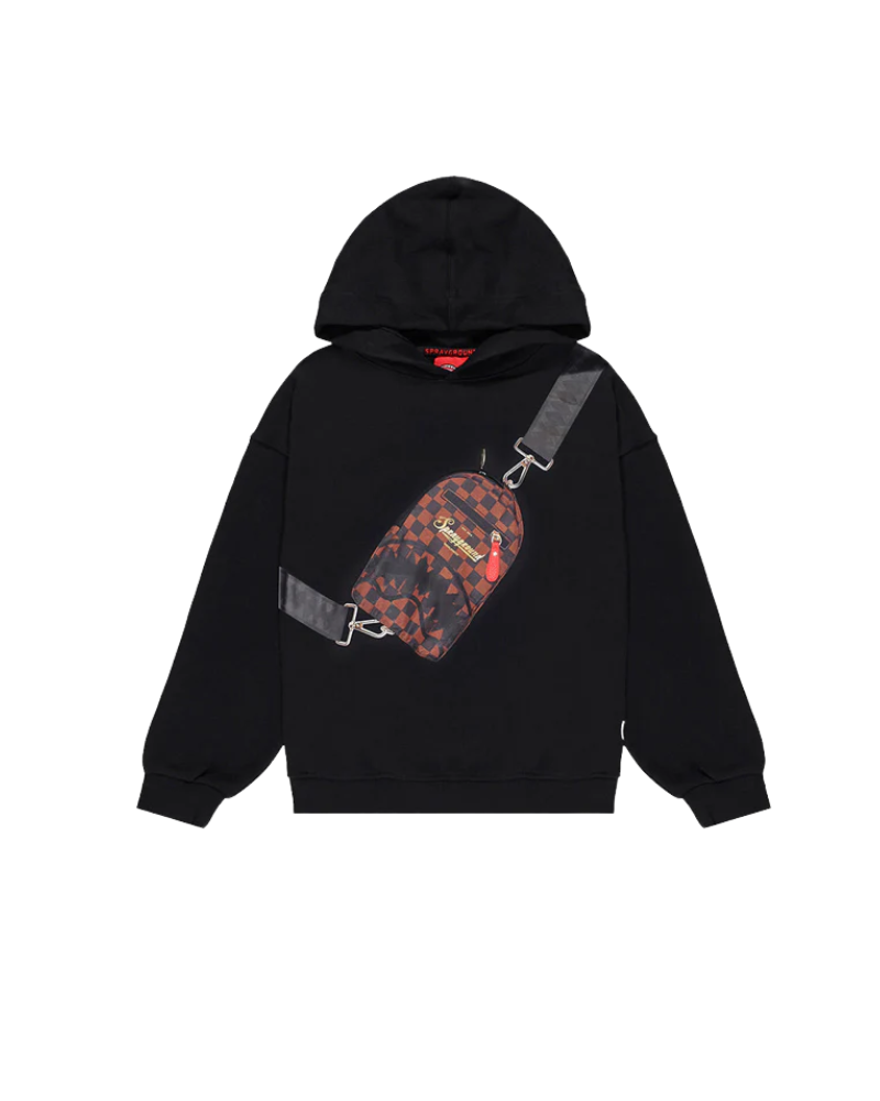 Felpa "Takeover The Throne Backpack Sling" Sprayound nera SPY1360 GBLK Sprayground 