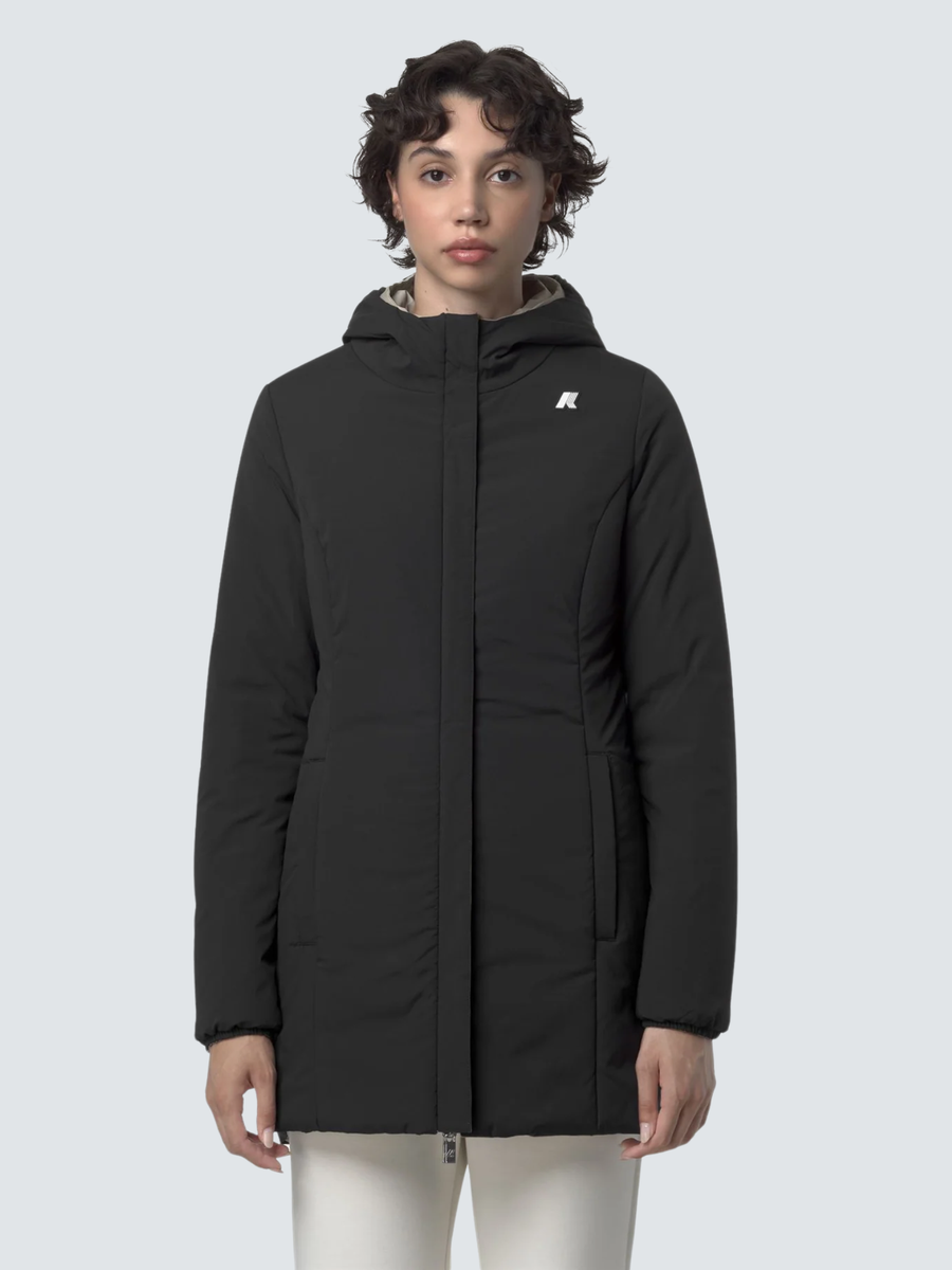 Giubbino "Denise St Warm Reversible" K-Way beige cashmere K6128UW BCF K-WAY 