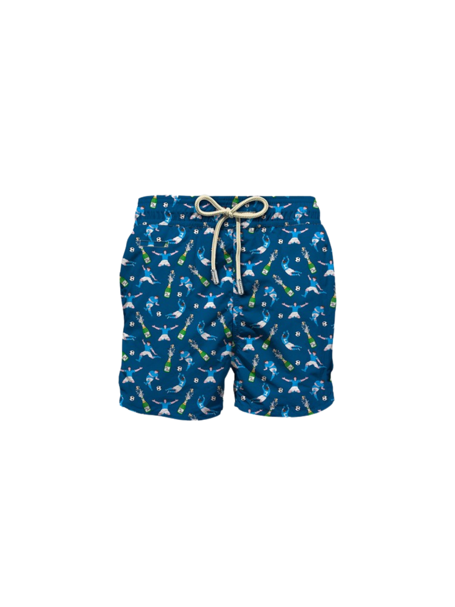 Costume MC2 Saint Barth "Lighting micro fantasy" blu Calciatori & Bottiglie LIG0003 01730H MC2 SAINT BARTH 