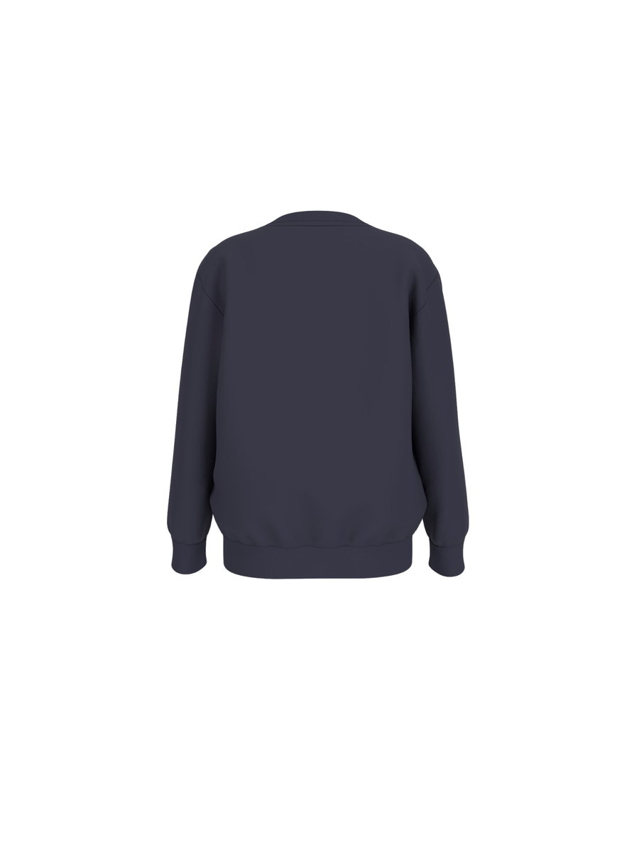 Felpa Guess blu navy con orsacchiotto e logo lettering H5YT00KAX74 G012 Guess 