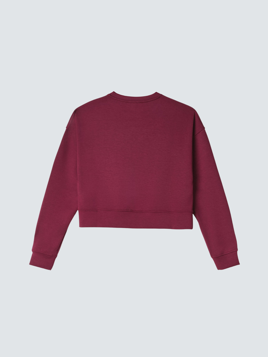 Felpa cropped Hinnominate rossa HMABW01991 RS02 Hinnominate 