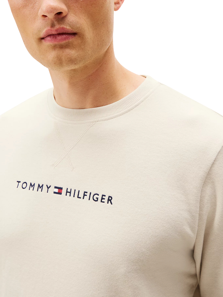Felpa lounge Original Tommy Hilfiger beige con logo UM0UM03666 ACG Tommy Hilfiger 