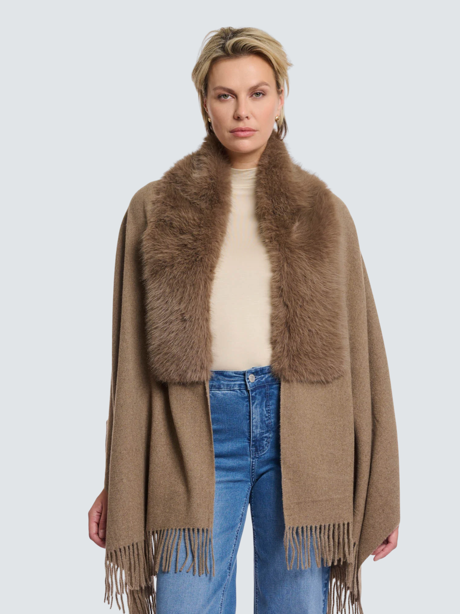 Poncho "Wendy" Rino & Pelle marrone Wendy.7002511 Toffee Rino & Pelle 