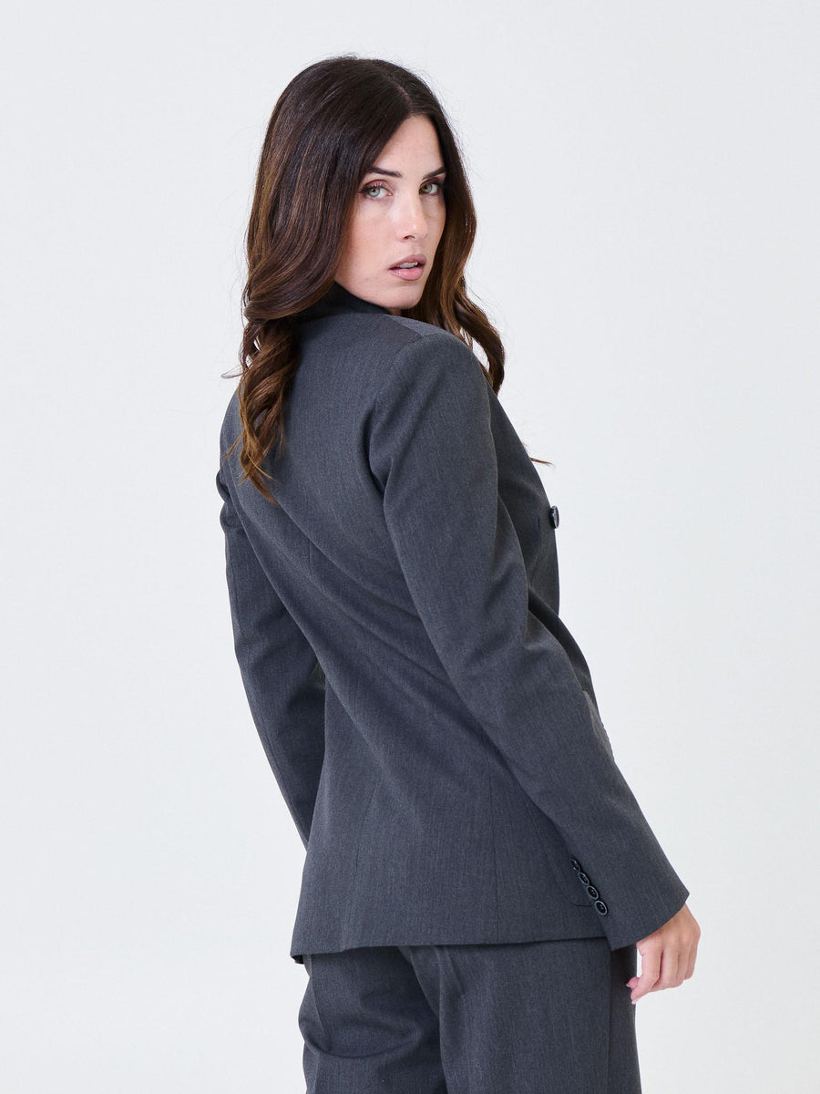 Giacca doppiopetto Silence Limited grigio scuro SD5043COR GRAPHITE Silence Limited 