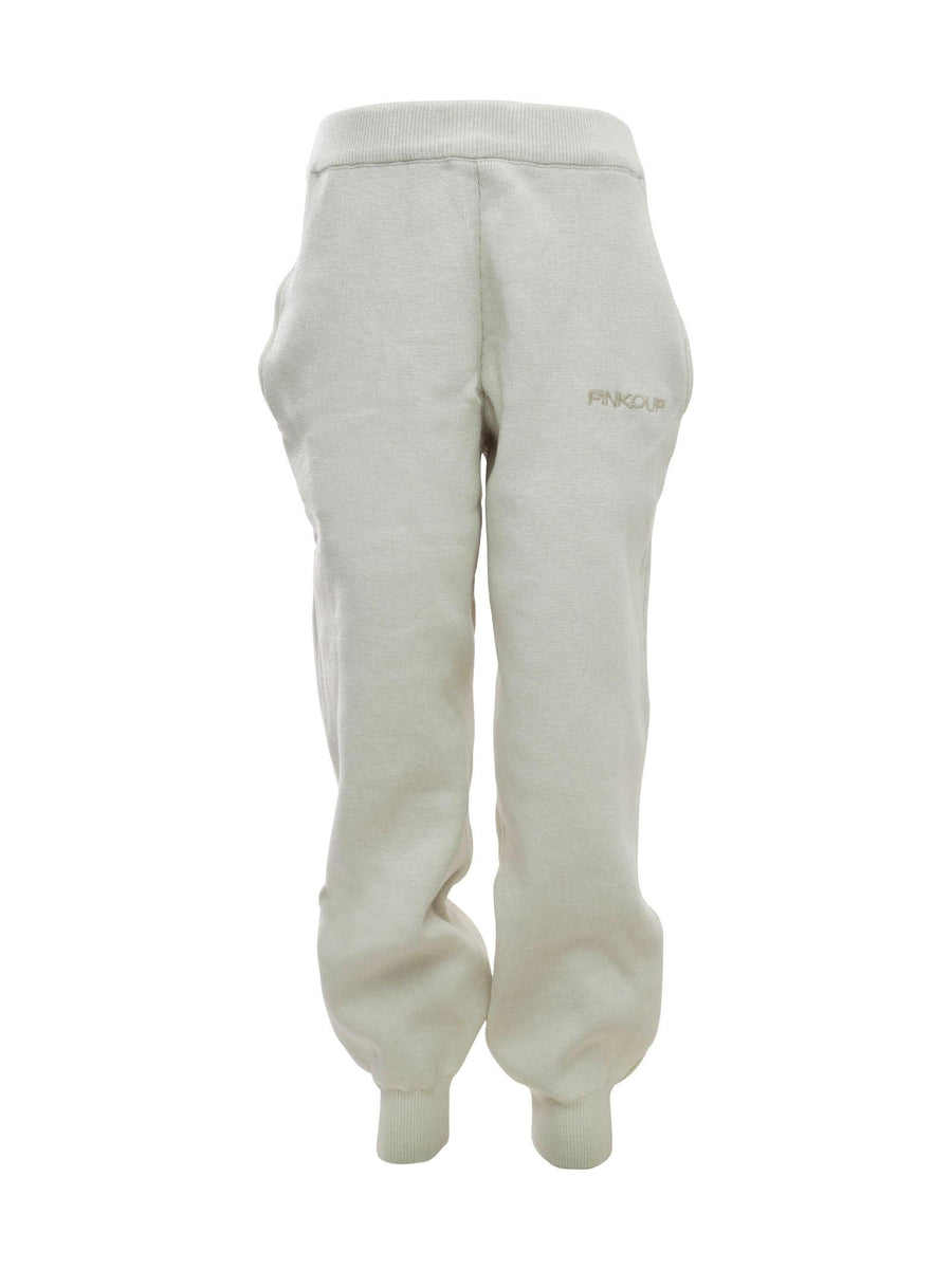 Pantalone panna in maglia 032407 092 Pinko 