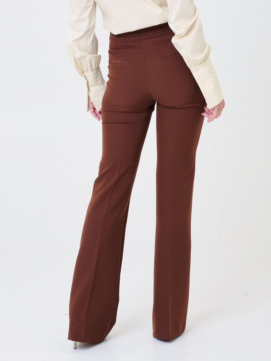 Pantalone "flare" Silence Limited marrone NP2003GOLD BROWN Silence Limited 