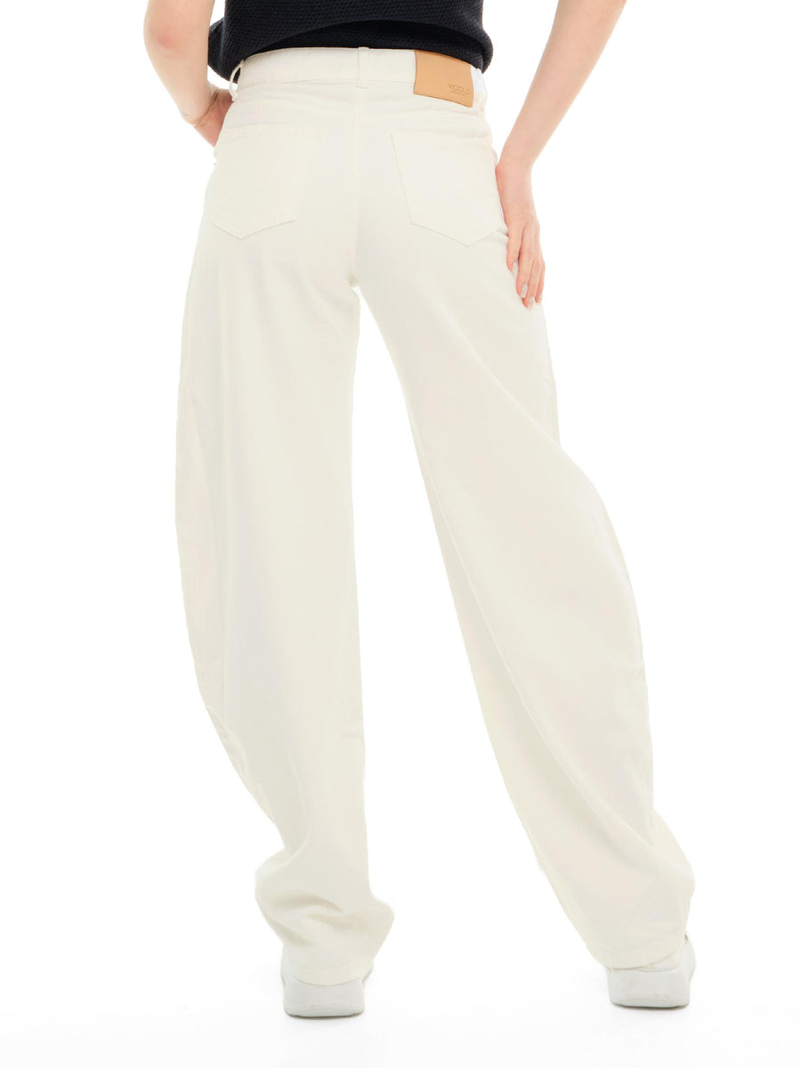 Jeans "denise" Vicolo bianco ampio DD5146 BIA Vicolo 