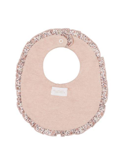 Bavetta Nanan rosa con inserti fiorati I24468 R Nanan 