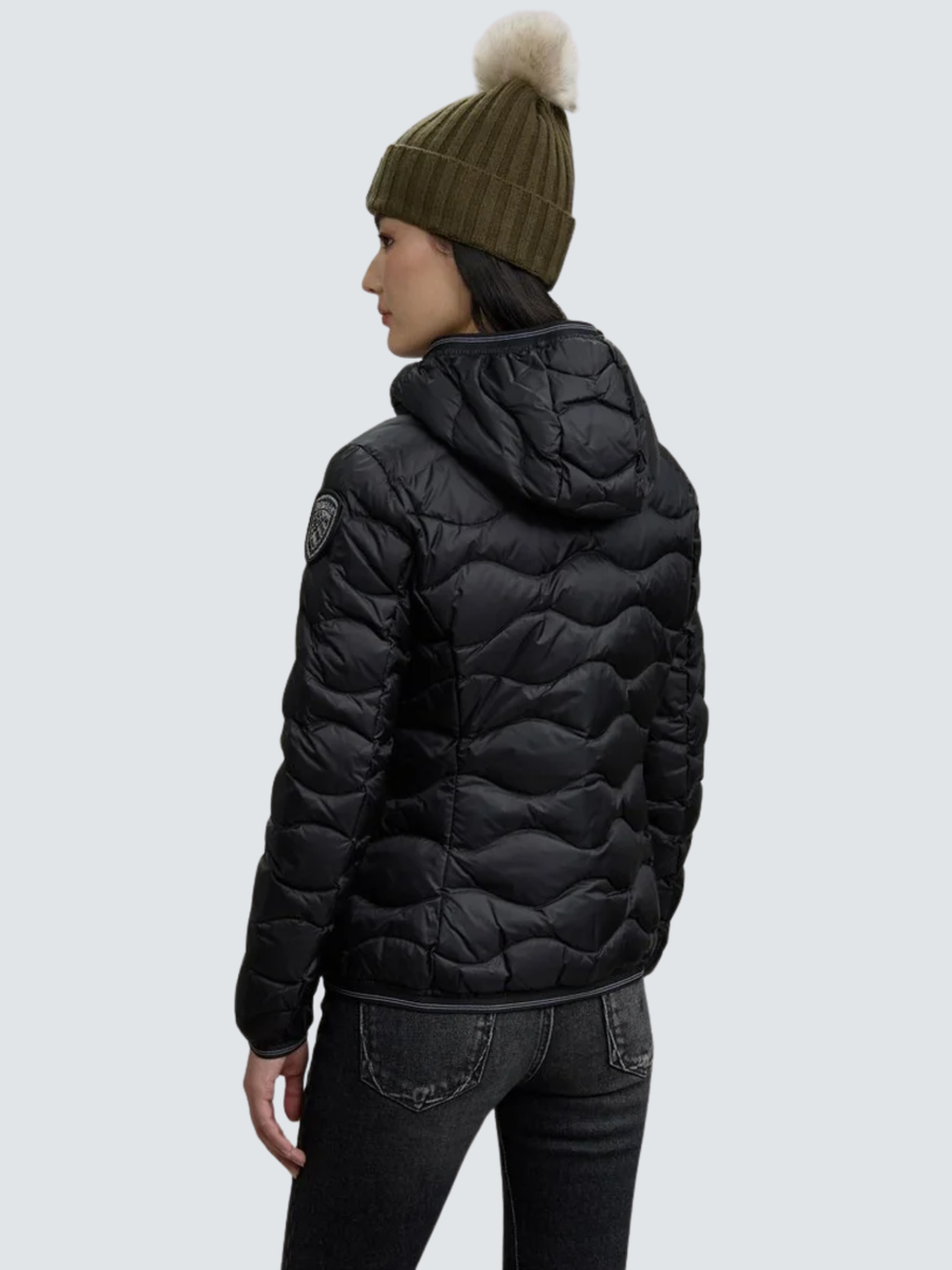 Giubbino ad onde "Camelia" Blauer nero BLDC03095 999EI Blauer 