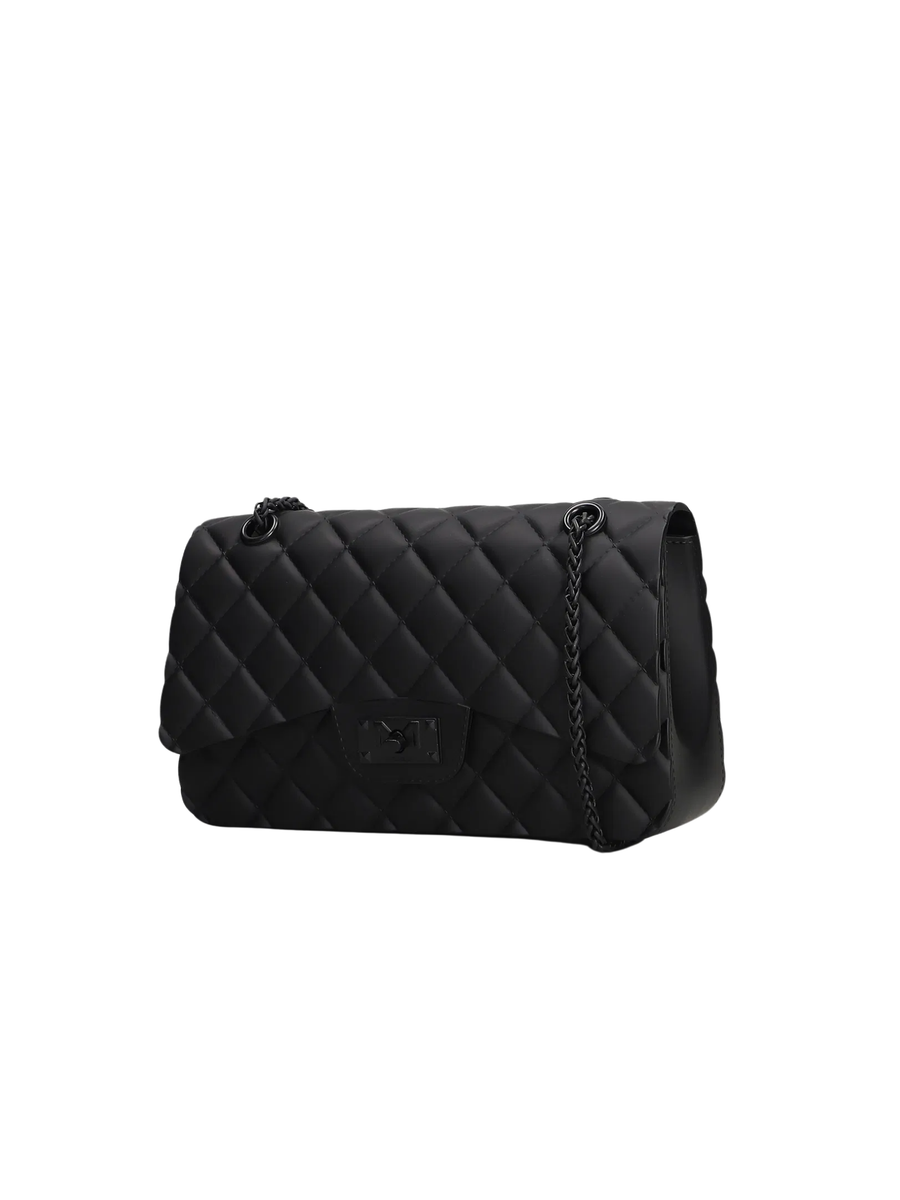 Borsa "Flat Falcon M" Marc Ellis nera tono su tono FLATFALC.M BLK/BLK Marc Ellis 