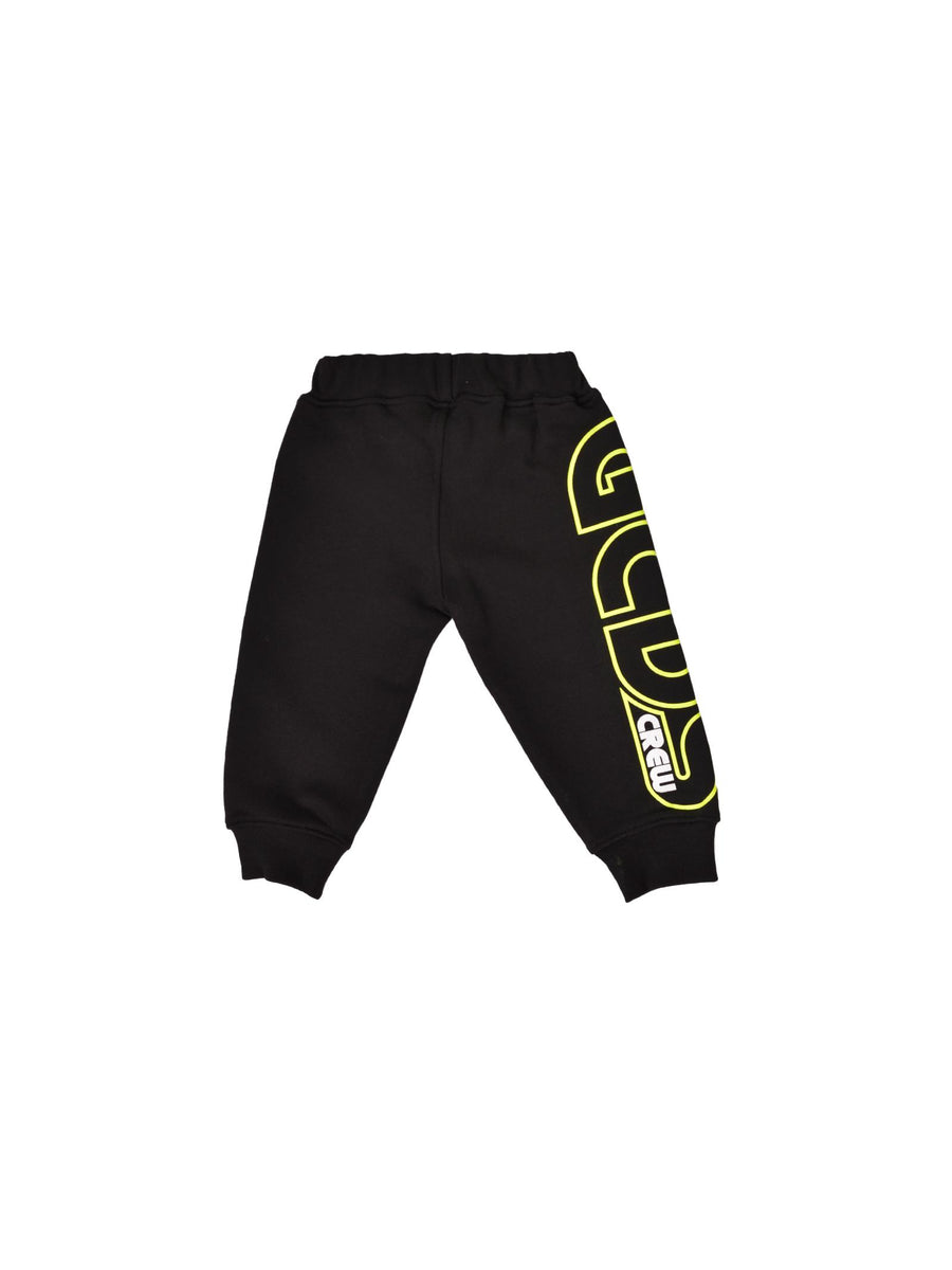 Completo tuta nera e giallo fluo 028772 NE/GIA GCDS 