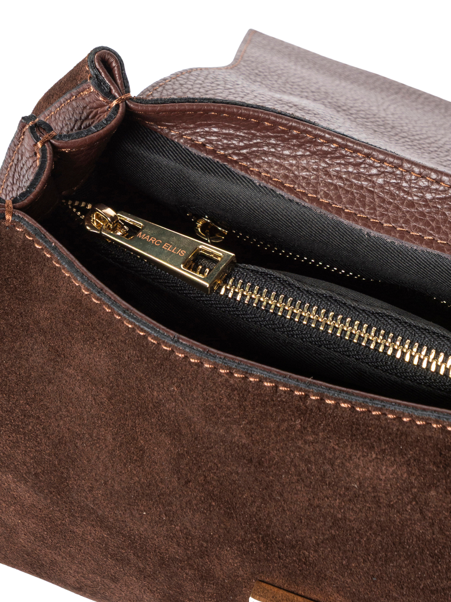 Borsa "Deanna" Marc Ellis marrone DEANNACM COCOA/GLD Marc Ellis 