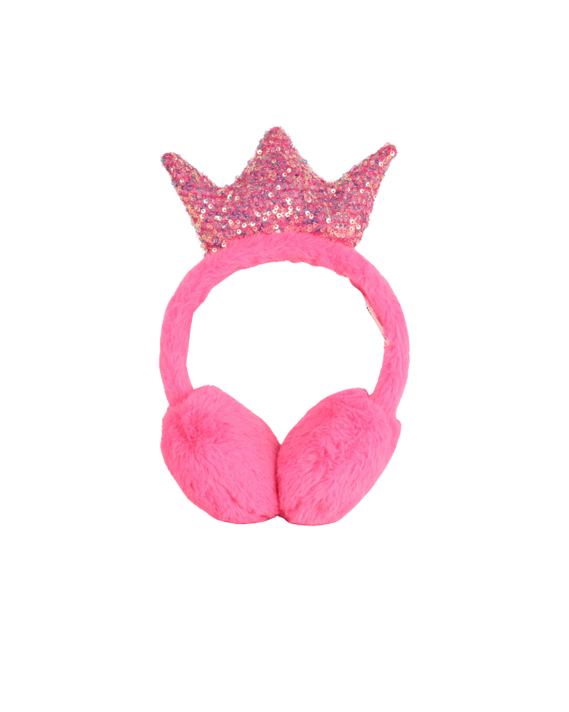 Paraorecchie Billie Blush rosa con corona glitterata U21507 473 Billie Blush 