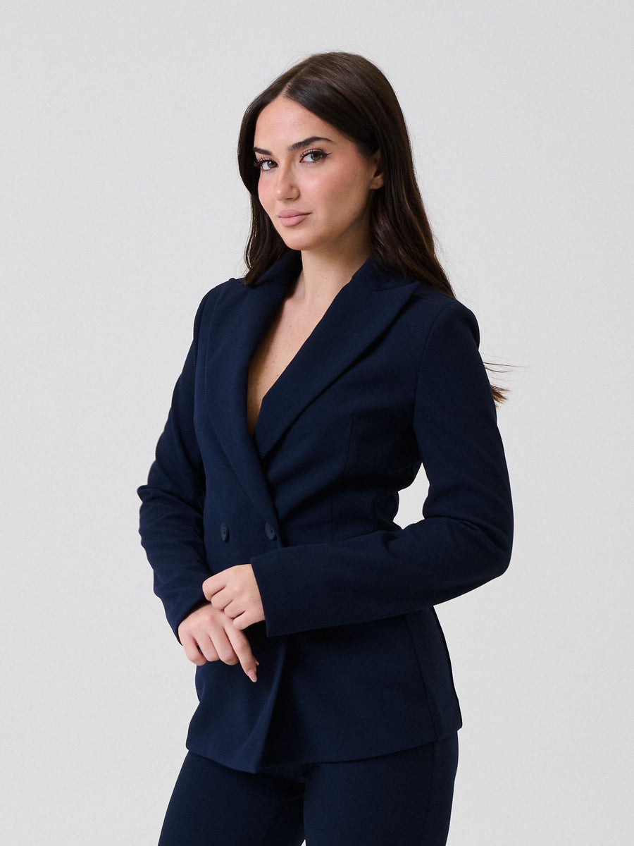 Giacca doppiopetto "skuba" Armoire blu 25600 BLU Armoire 