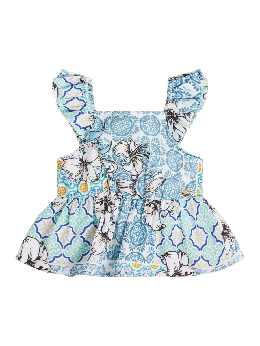 Blusa a fantasia maiolica K3GH02WFBN0 PN20 Guess 