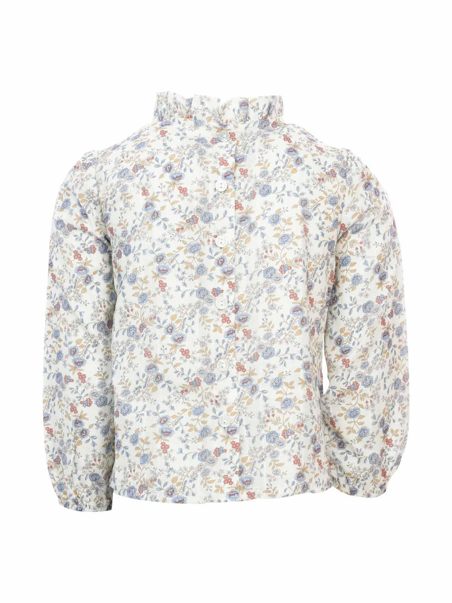 Camicia floreale in cotone CML90HB AVIO Lala lù 