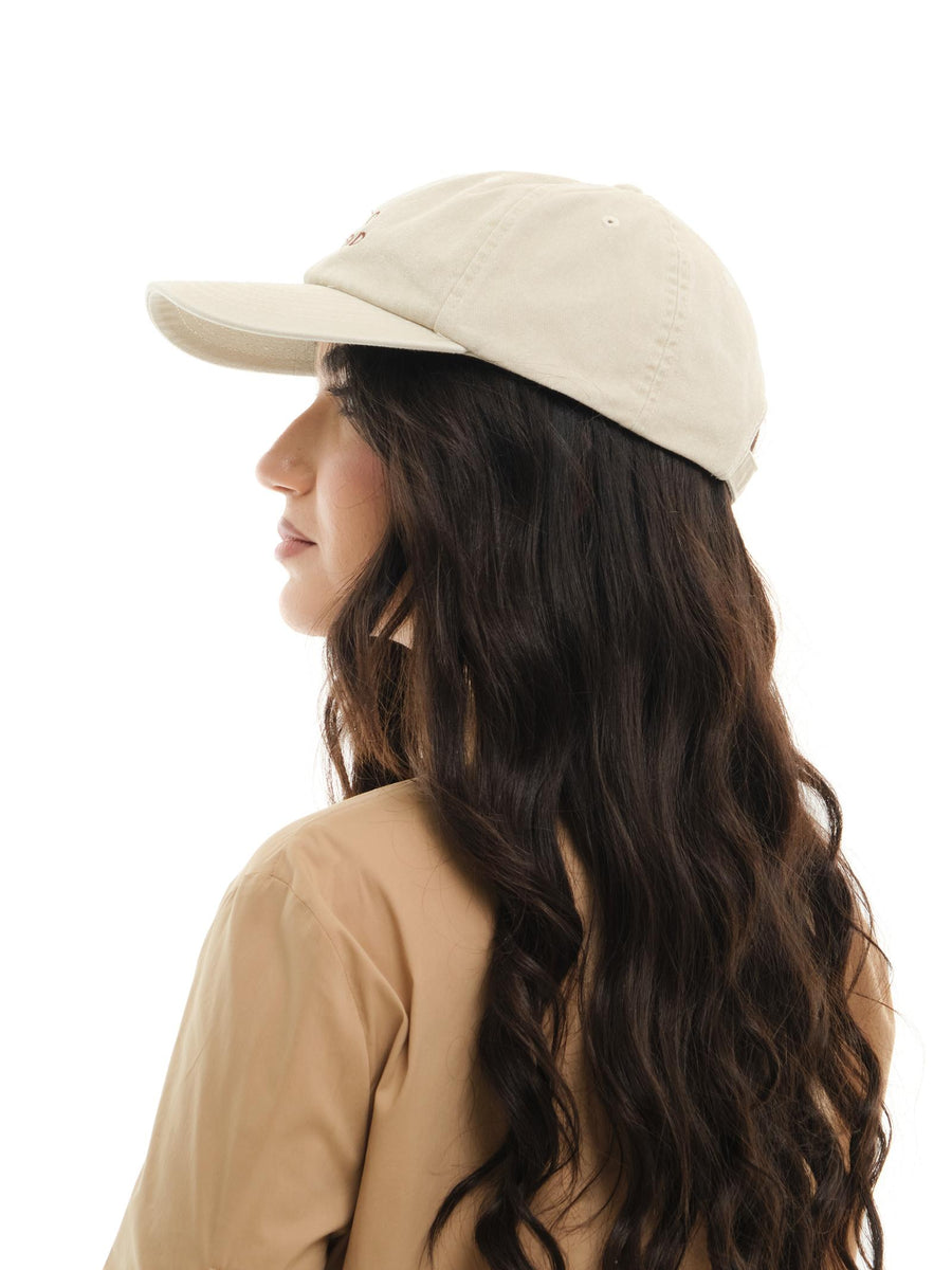 Berretto "baseball" Vicolo beige con ricami AD0065 BEI Vicolo 