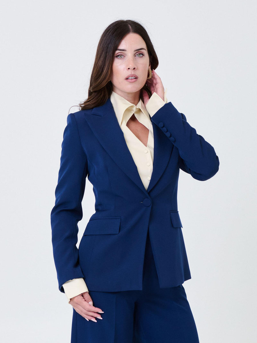 Giacca monopetto Silence Limited blu navy SD5020GOLD NAVY Silence Limited 